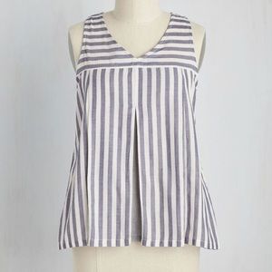 A Lot On My Pleat Top
